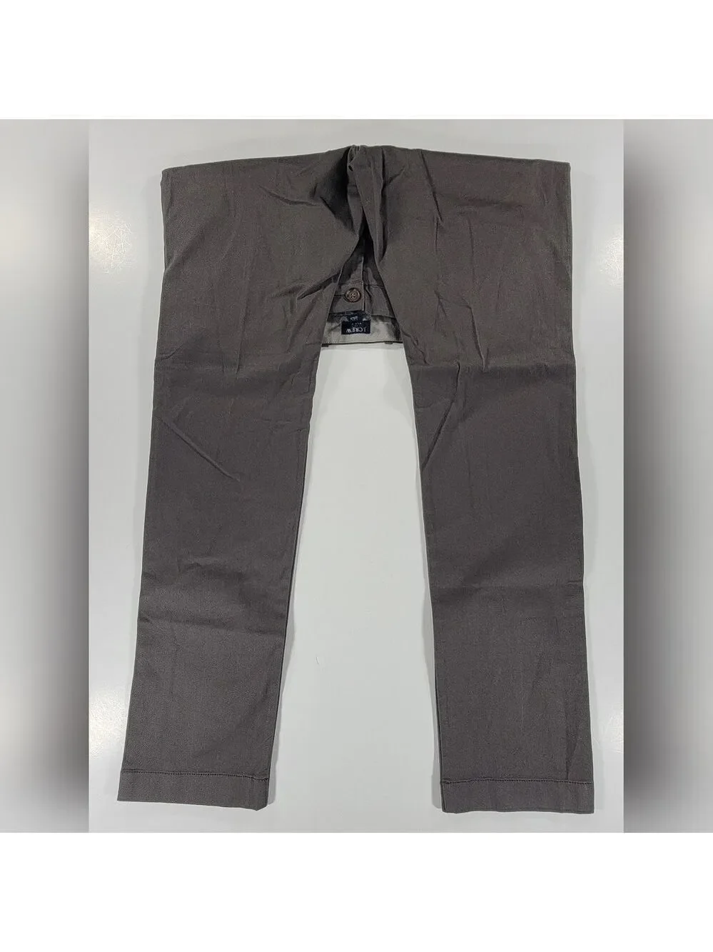 NEW J. Crew Chino Khaki Pants Mens 30x32 Slim Fit Flex Stretch Gray NWT